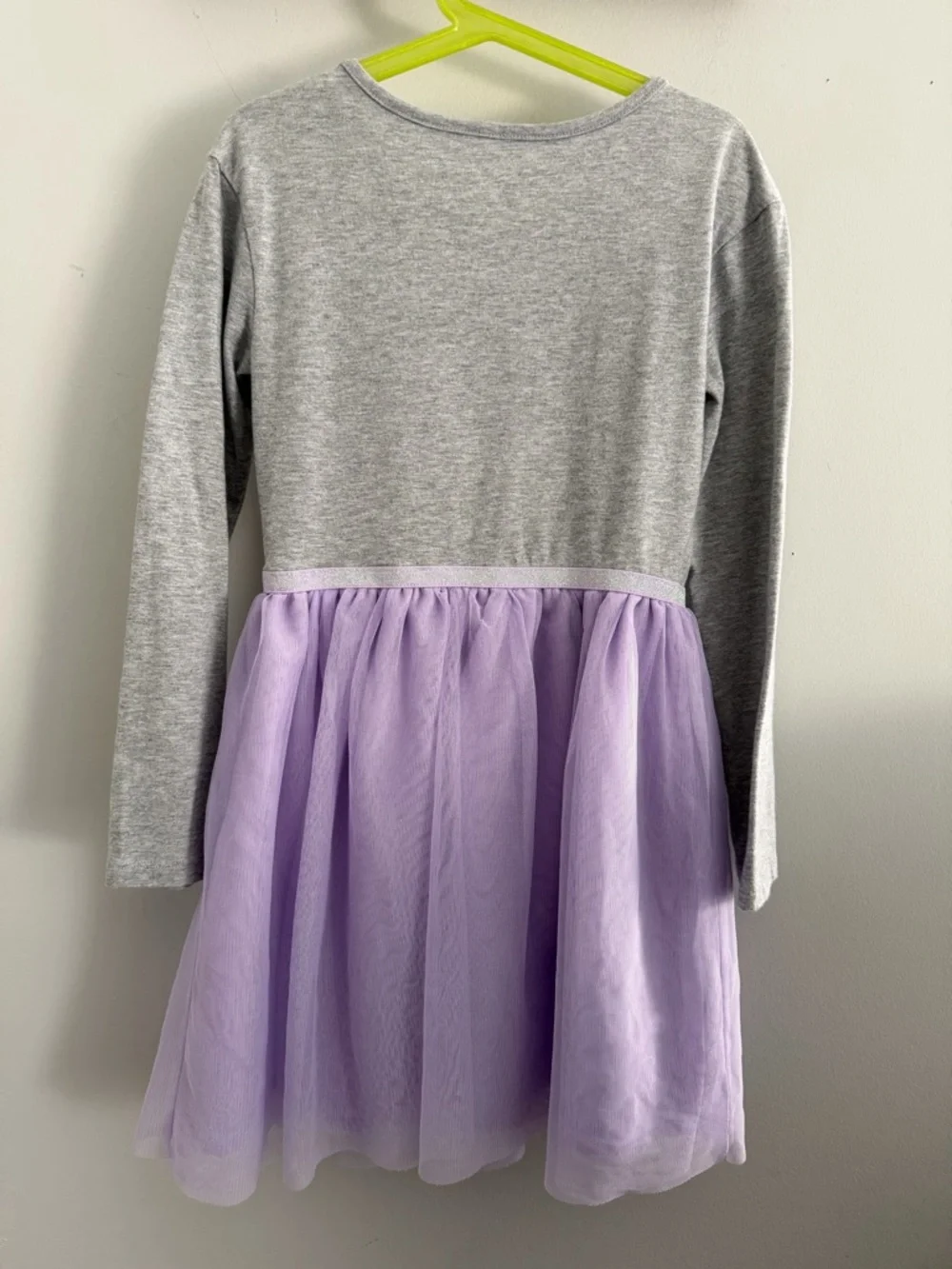 CAT & JACK Girls Long Sleeve Dress Bundle-Tie Dye & Rainbow Tutu Size M 7/8